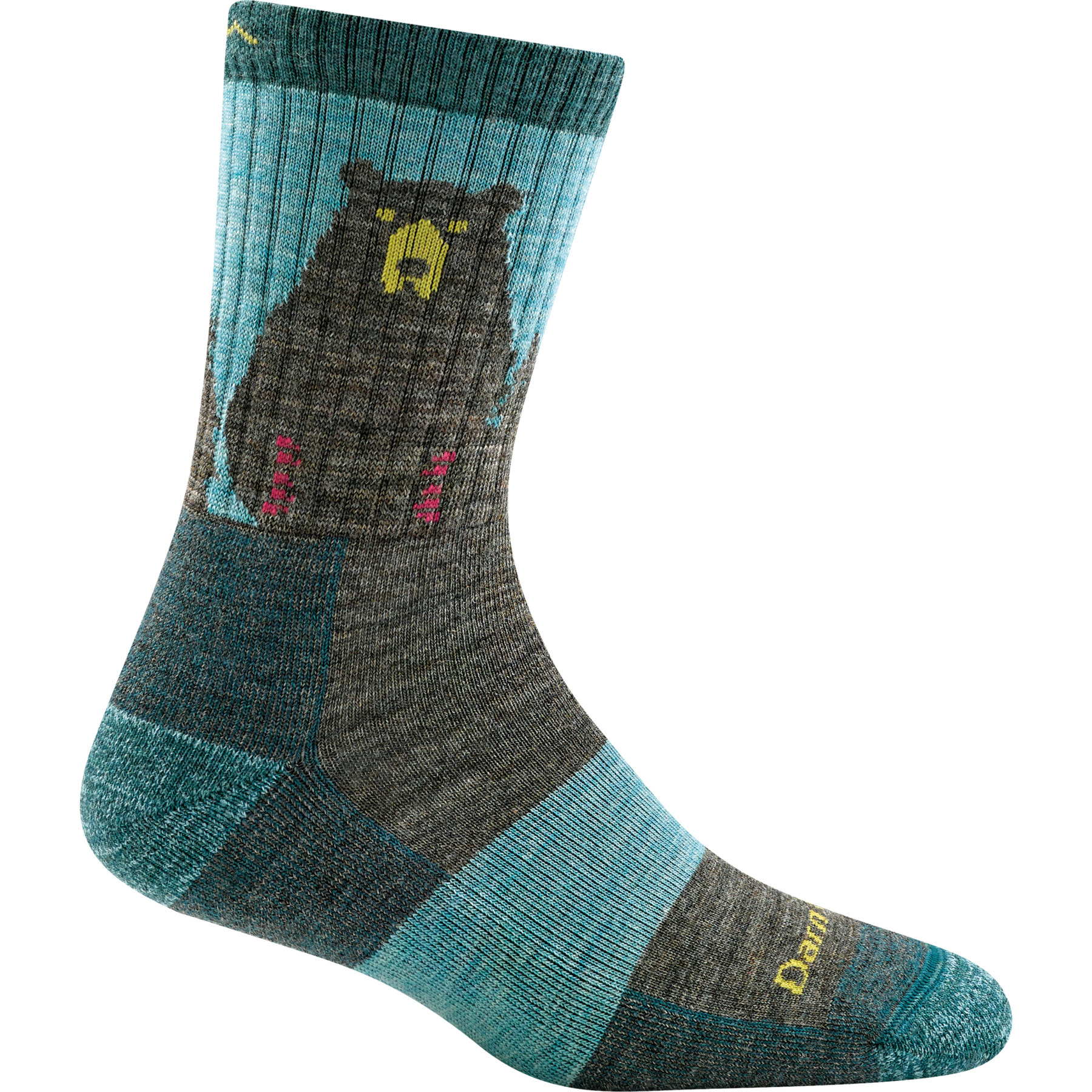 Bear Town Micro Crew Lightweight Hiking Sock - Womens