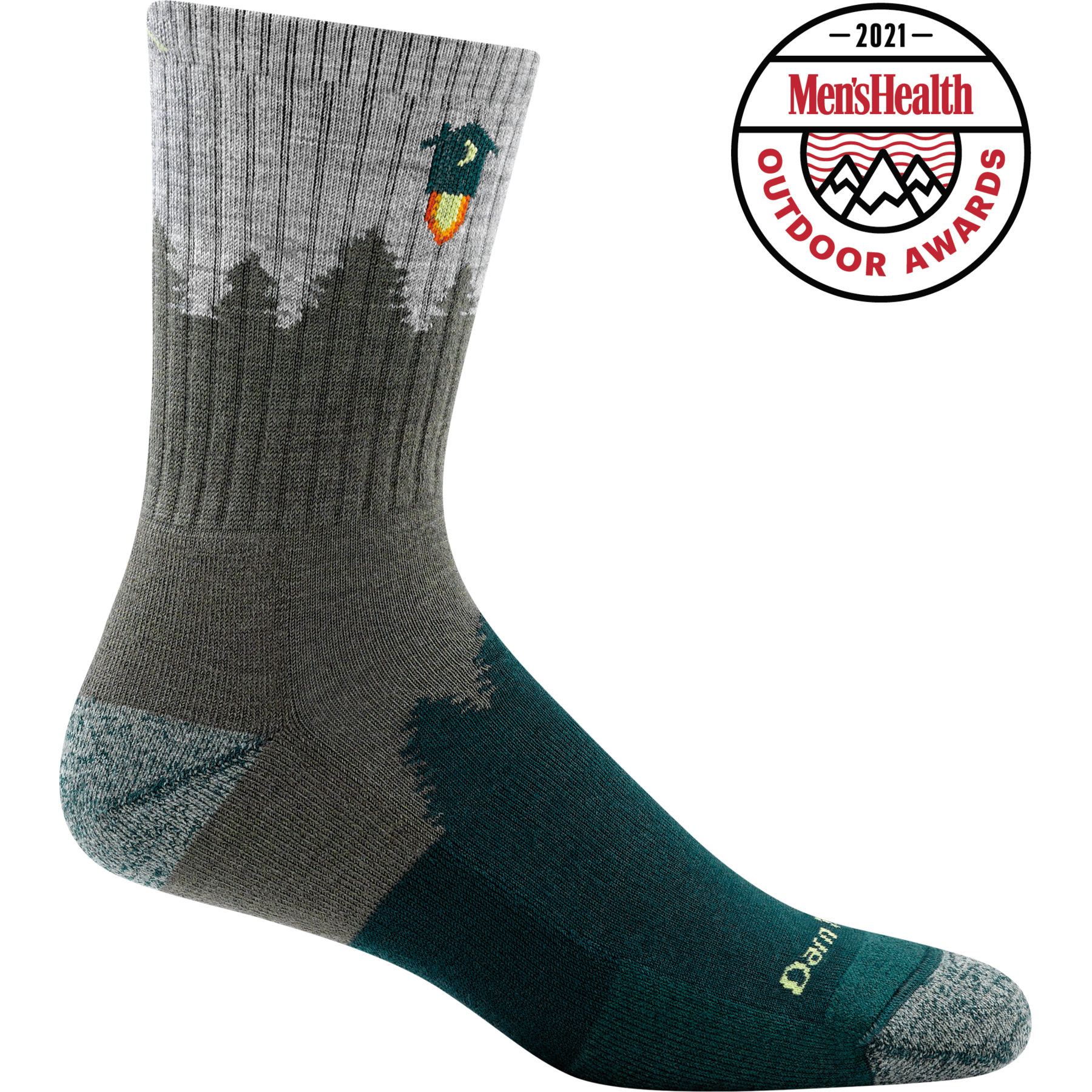 Number 2 Micro Crew Midweight Hiking Sock with Cushion - Men's
