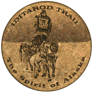 Iditarod Cork Coaster