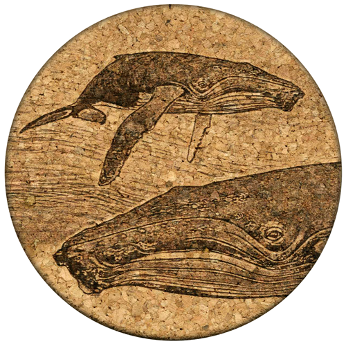 Humpback Cork Coaster