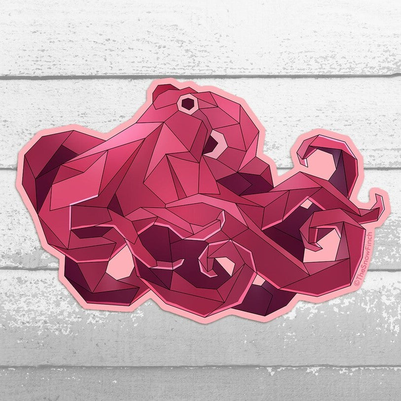 Geo Octopus Sticker