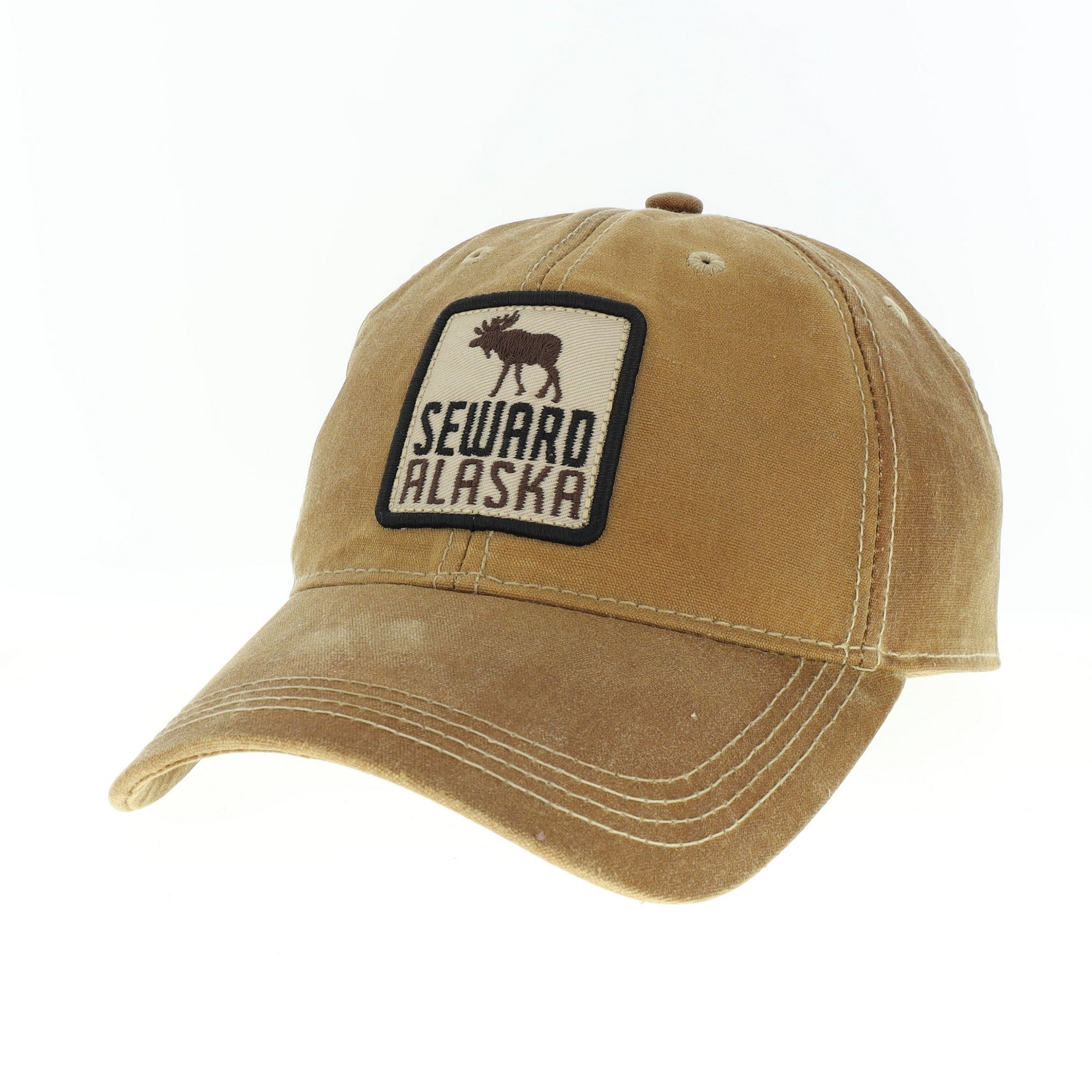 Alaskan Moose Waxed Baseball Hat