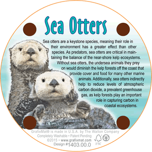 Sea Otter Cork Coaster