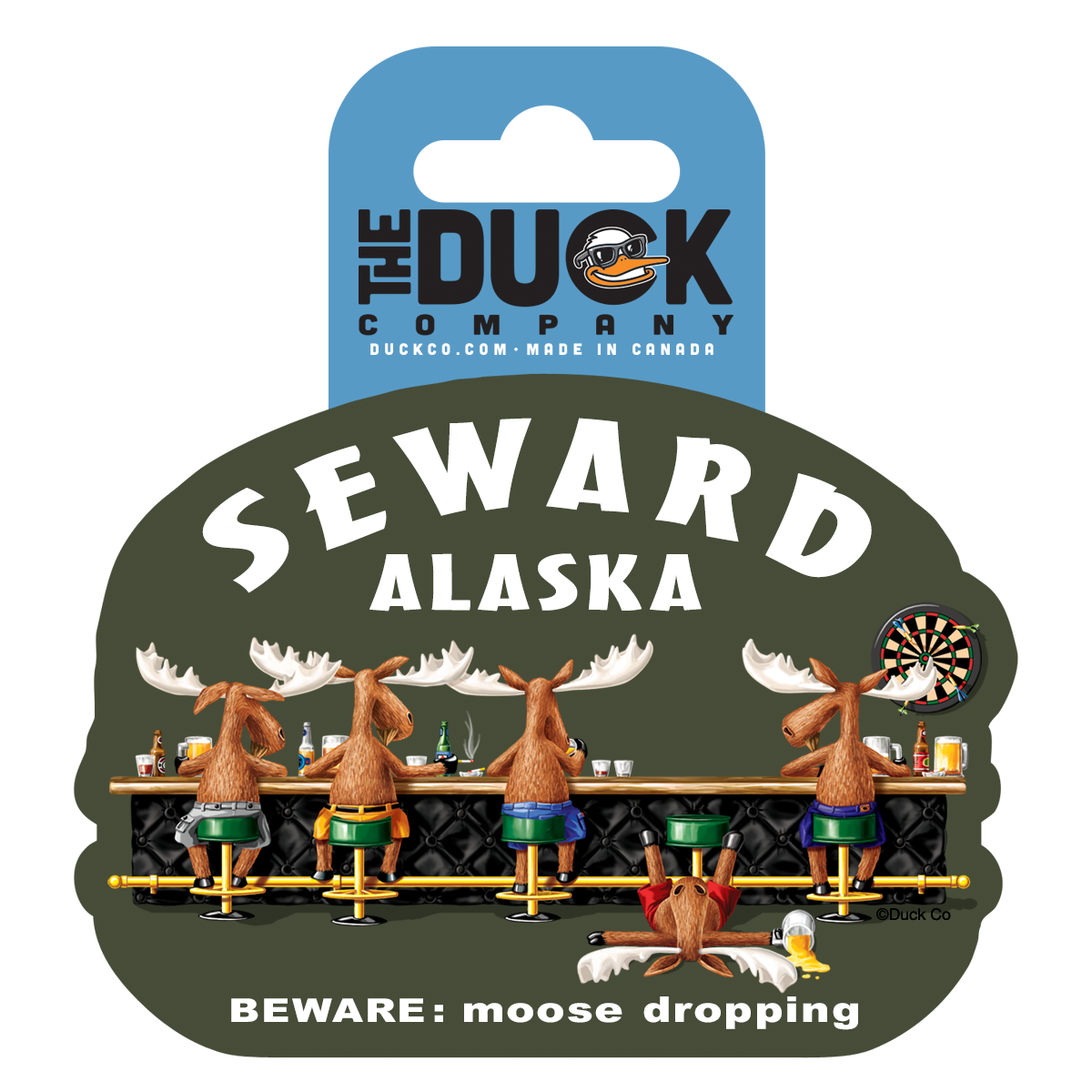 Moose Dropping Sticker