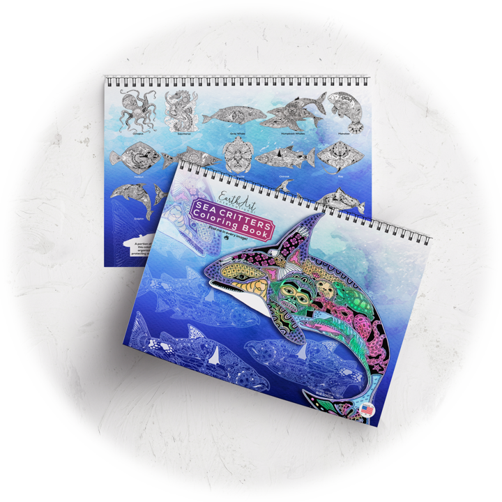 Sea Critters Coloring Book