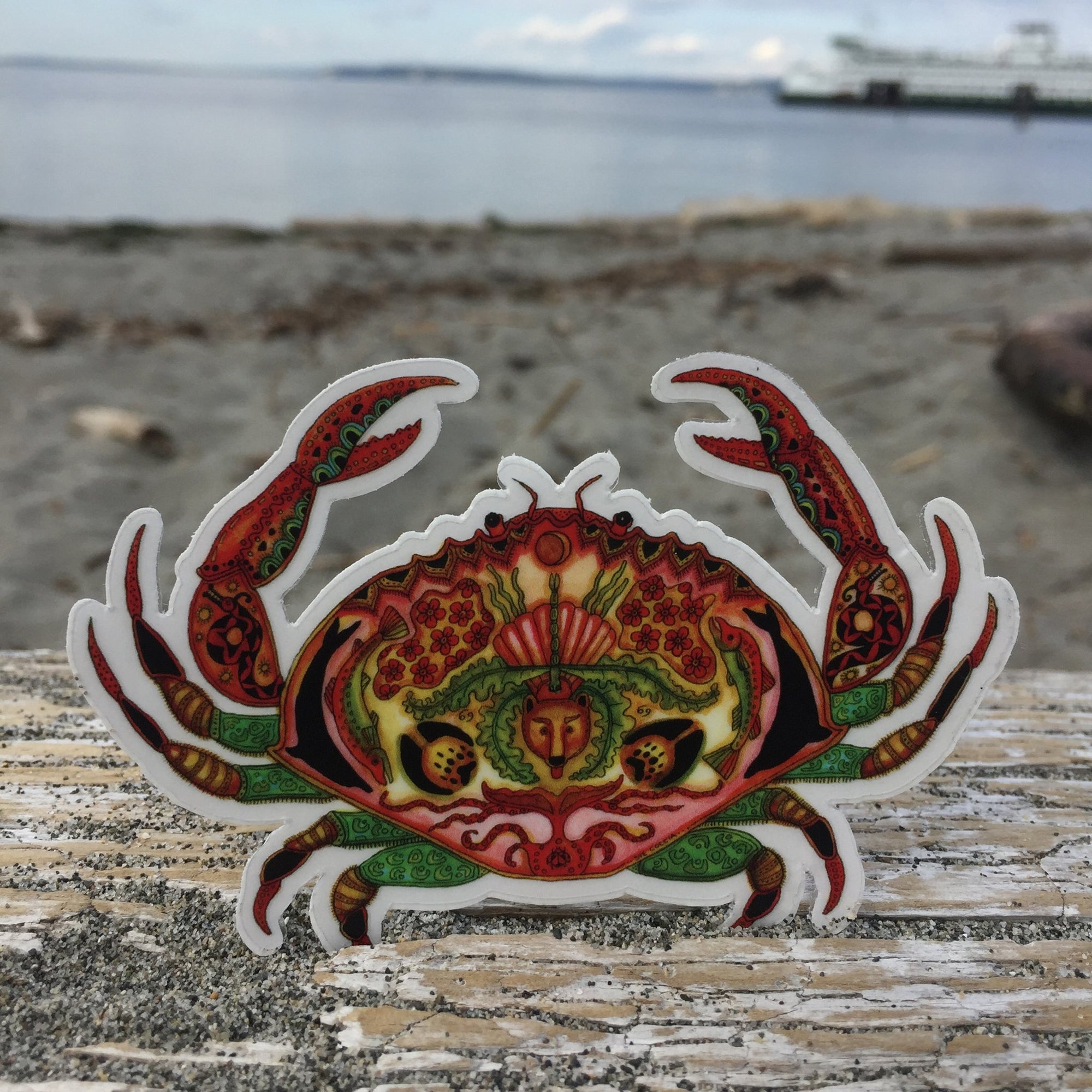 Sue Coccia Crab Stickers