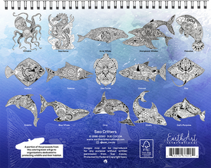 Sea Critters Coloring Book