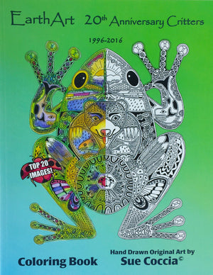 EarthArt 20th Anniversary Critter Coloring Book