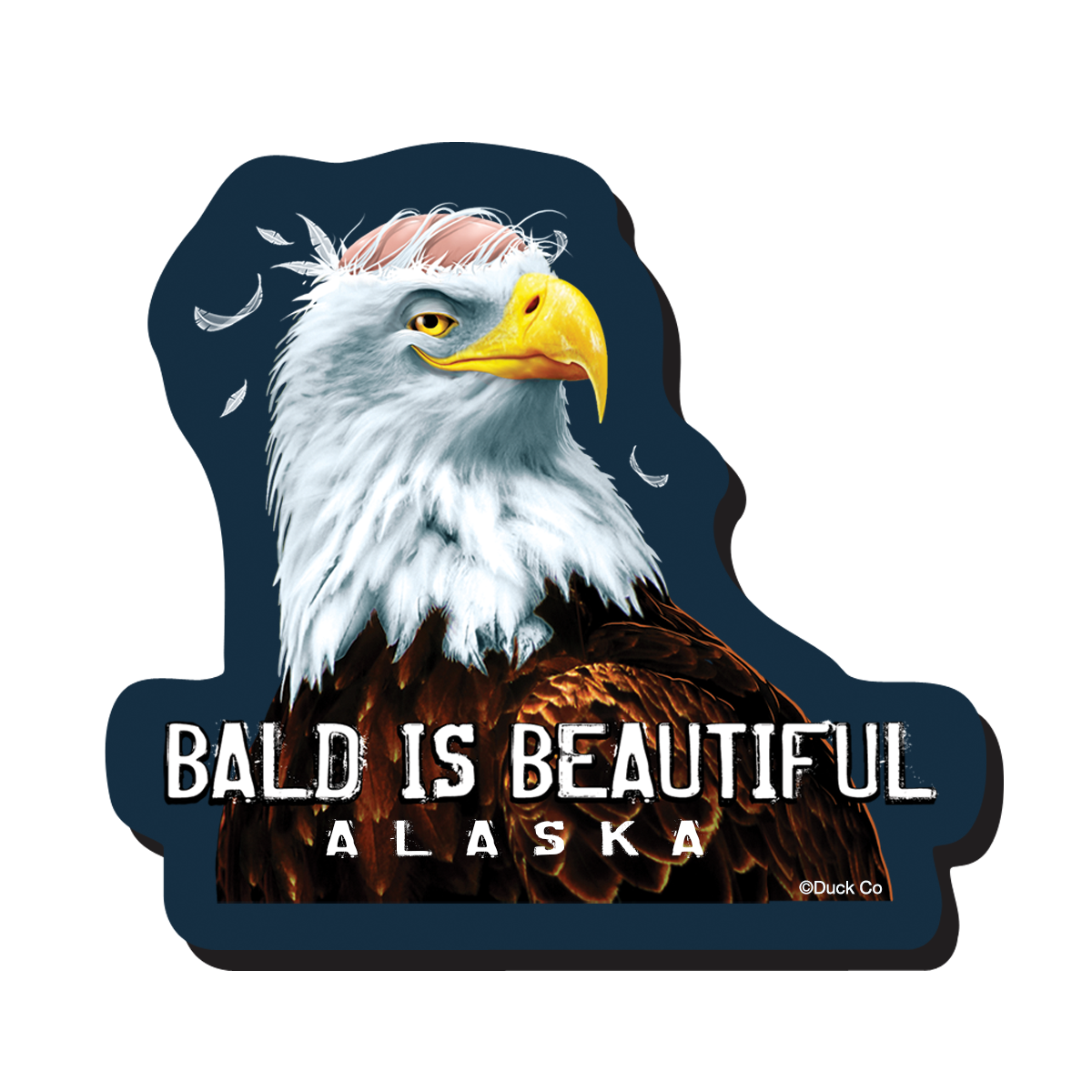 Bald Is Beautiful Magnet