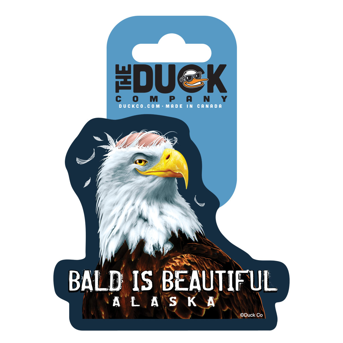 Bald Is Beautiful Sticker