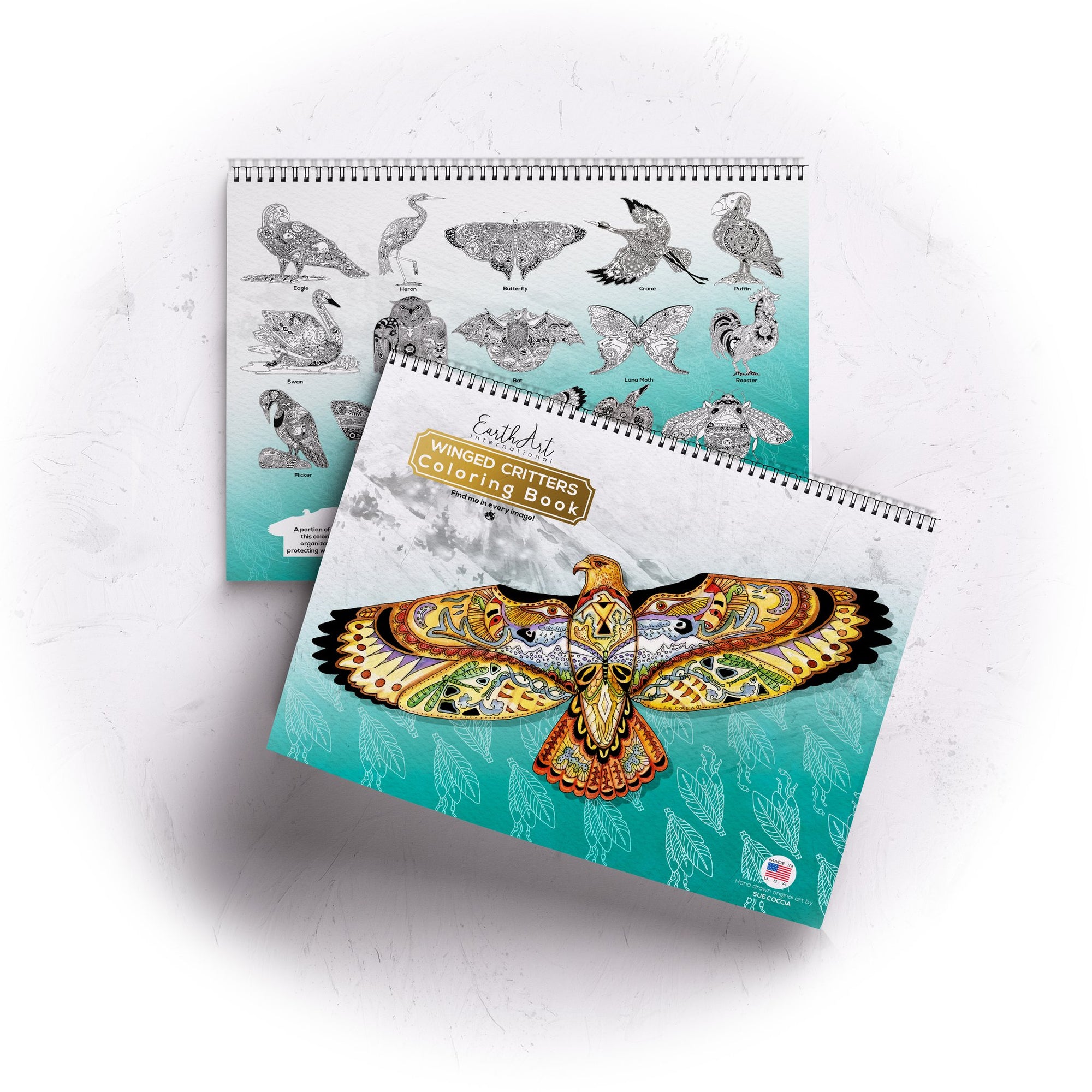 Winged Critters Coloring Book