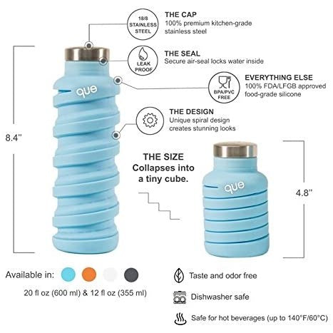 Que Collapsible Bottle