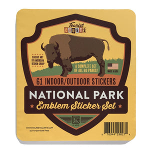 National Parks 61 Emblem Sticker Set