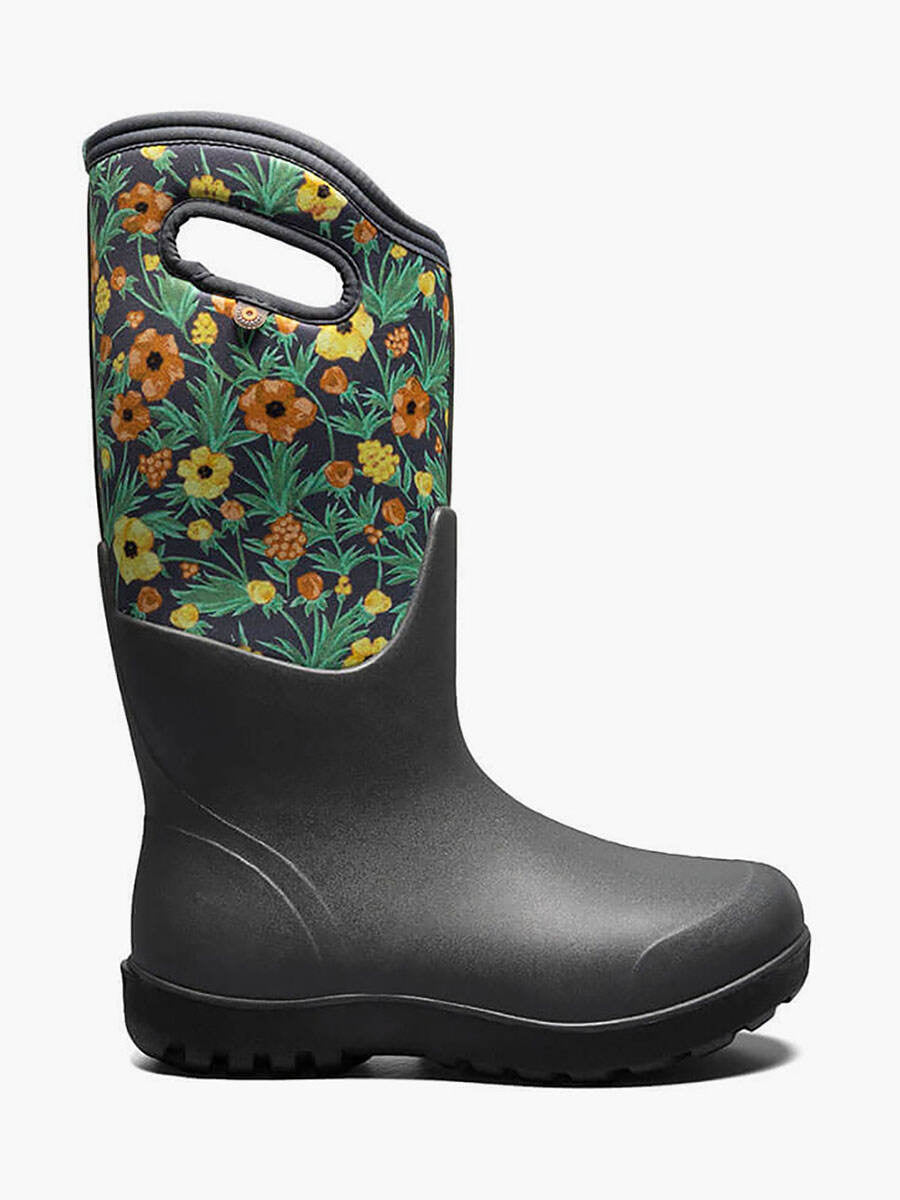 Neo-Classic Tall Vine Floral Winter Womens Boot