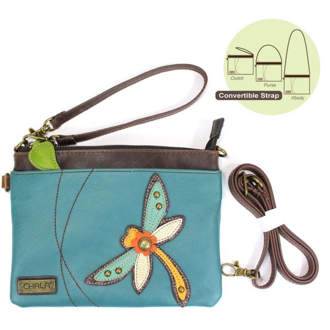 Dragonfly Mini Crossbody -Turquoise