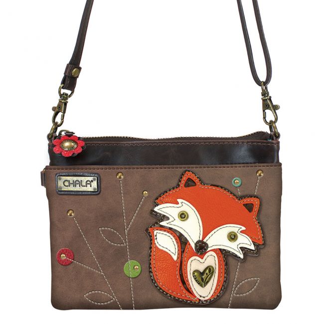 Fox Mini Crossbody - Brown
