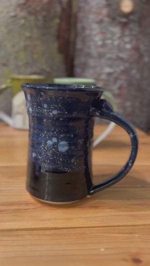 Stoneware Pottery Decal Mugs