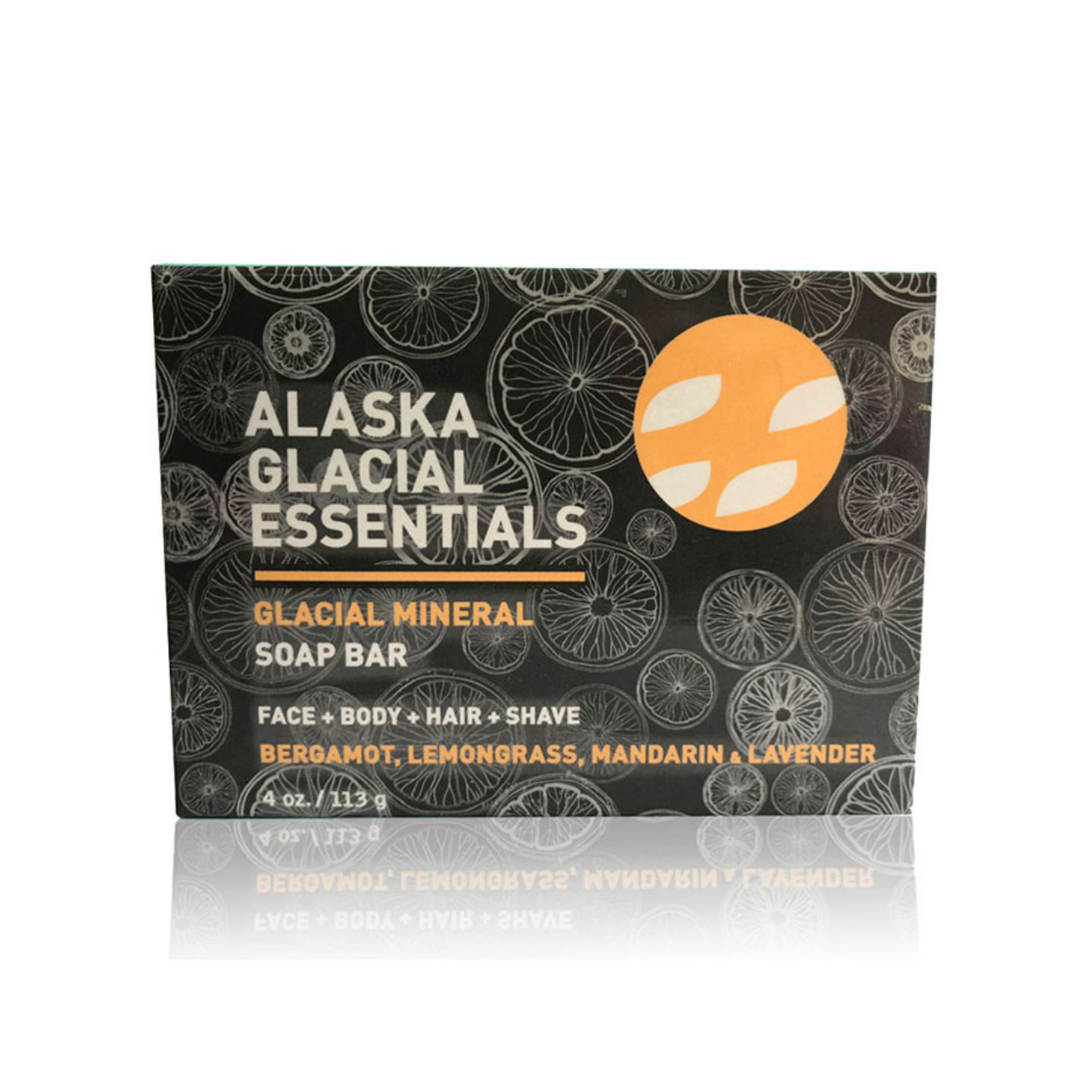 Glacial Mud Soap Bar (4oz) - Bergamot/Lemongrass/Mandarin/Lavender