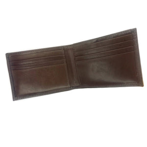 Salmon Leather 8 Pocket Billfold