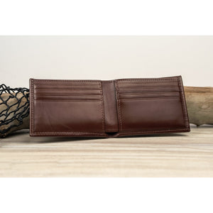 Salmon Leather 8 Pocket Billfold