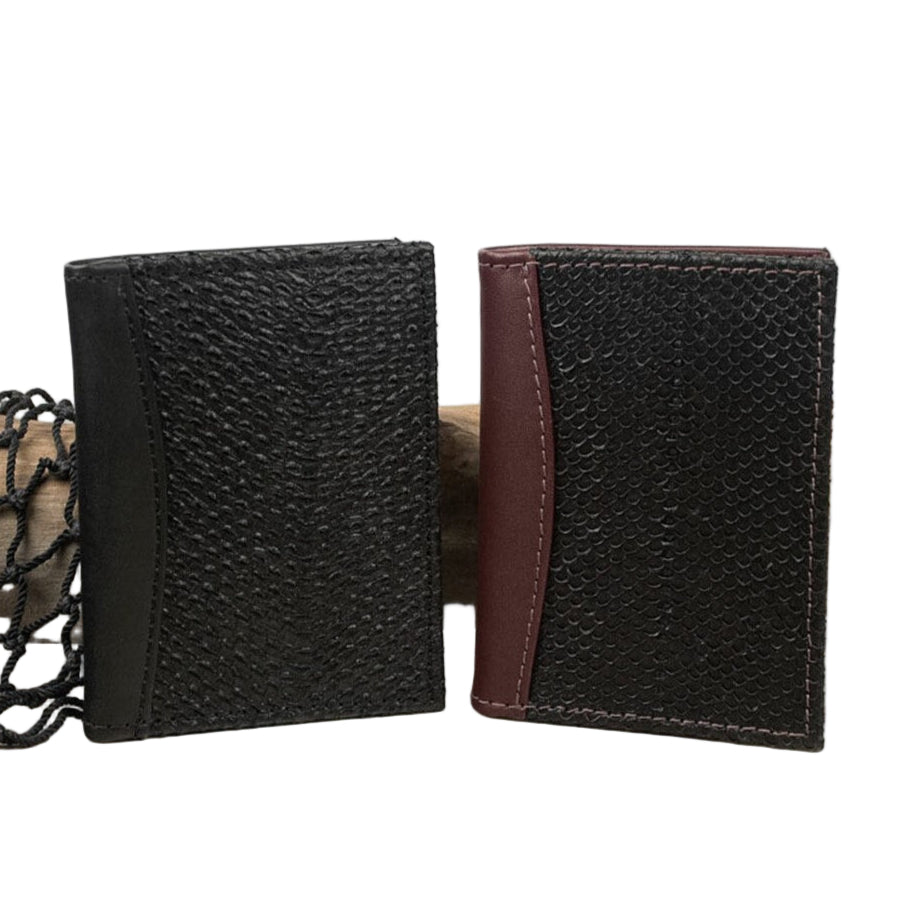 Salmon Leather Deluxe Money Clip