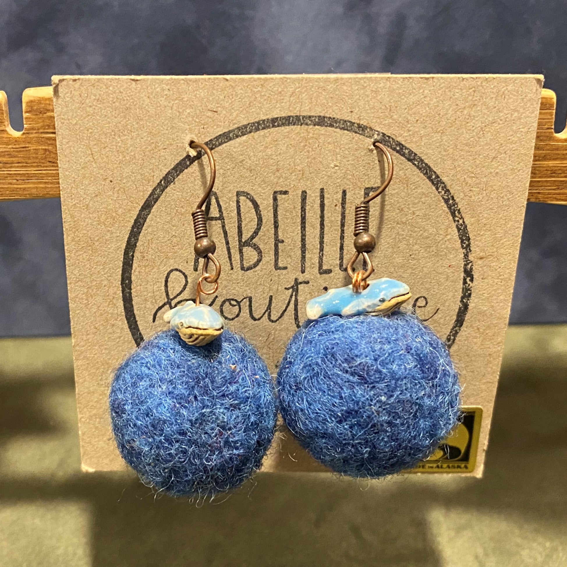 Creature Pom Earrings - Assorted