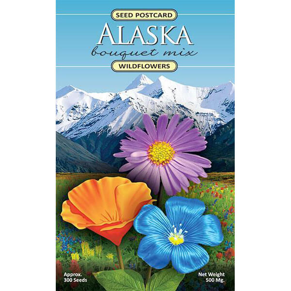 alaska flower seeds Seed Postcard Alaska Bouquet