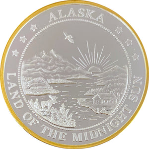 Bull Moose Gold Medallion