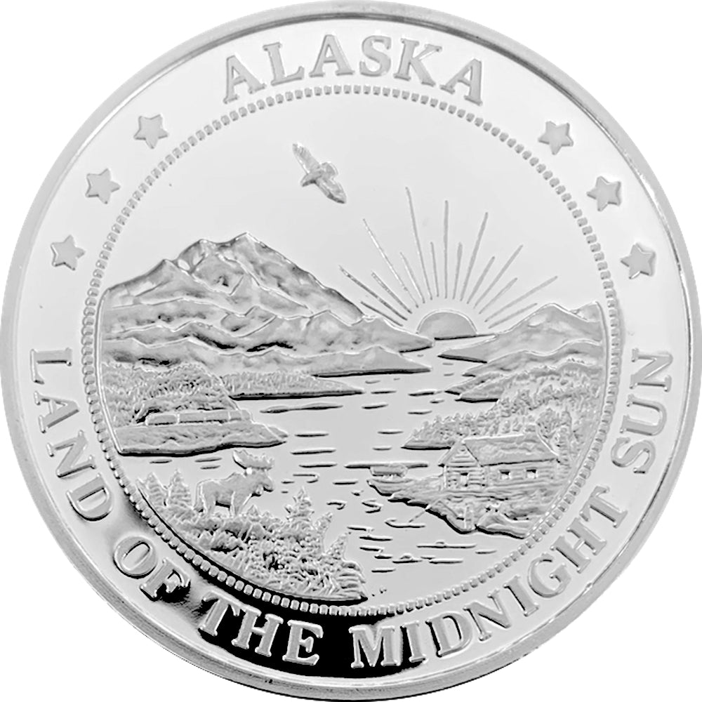 Moose Track Silver Medallion