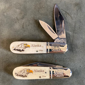 Alaska Scrimshaw 3.25 inch Knife