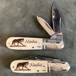 Alaska Scrimshaw 3.25 inch Knife