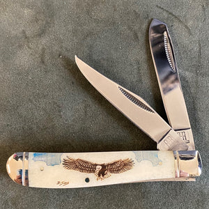 Color Scrimshaw 3.5 inch Knife