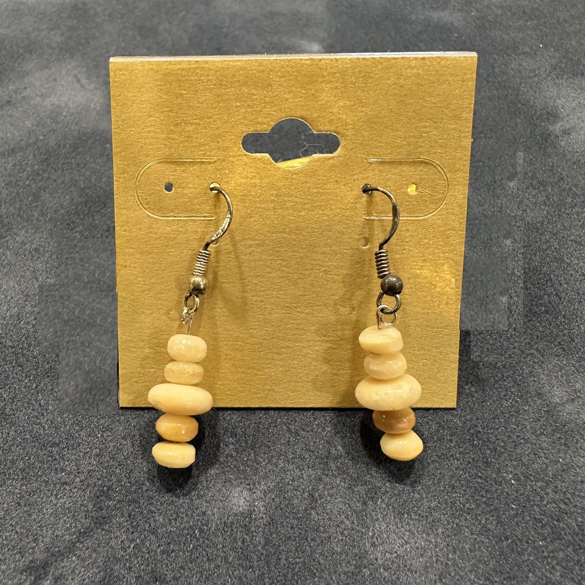 Walrus Ivory Rondell Earring