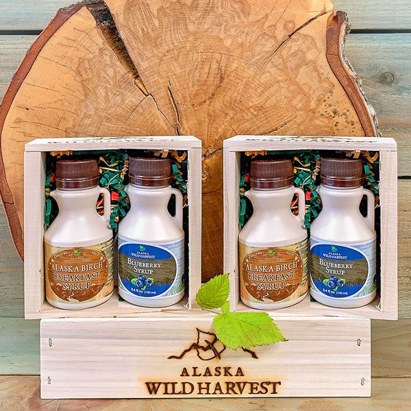 Birch Breakfast Syrup and Blueberry Crate
