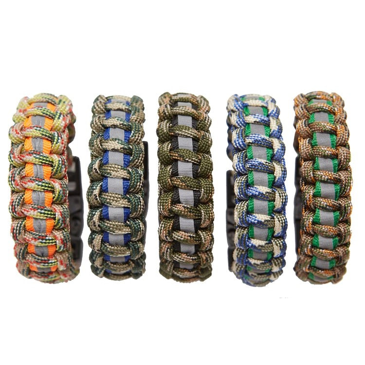 Camo Paracord Bracelet Assorted