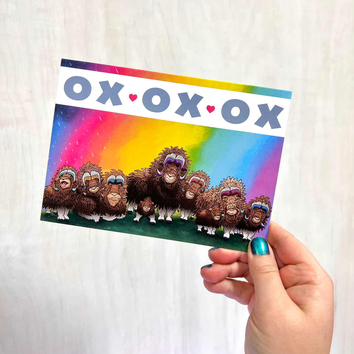Musk OxOxOx Greeting Card