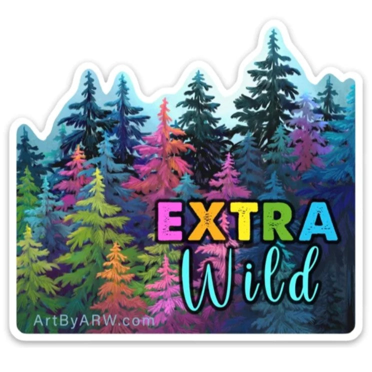 Extra Wild Forest Sticker
