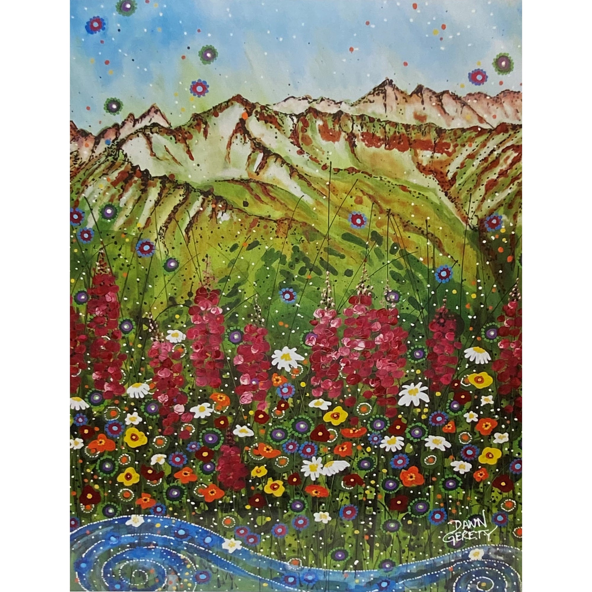 Alyeska Fireweed Print