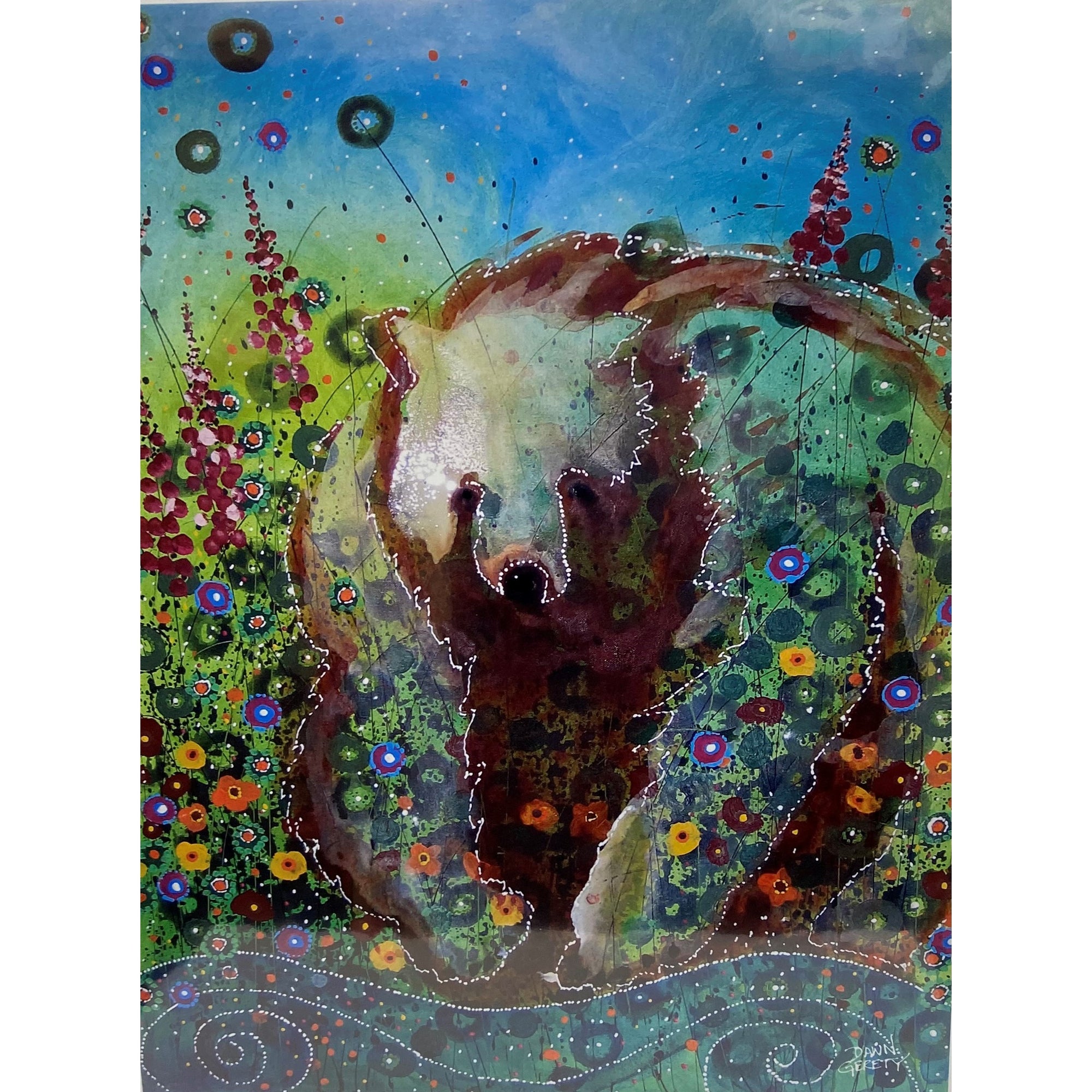 Fireweed Bear Print