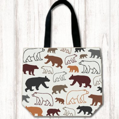 Bear Multi Color Tote