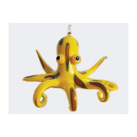 Glass Octopus Ornament