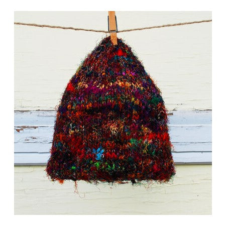 Recycled Sari Yarn Hat