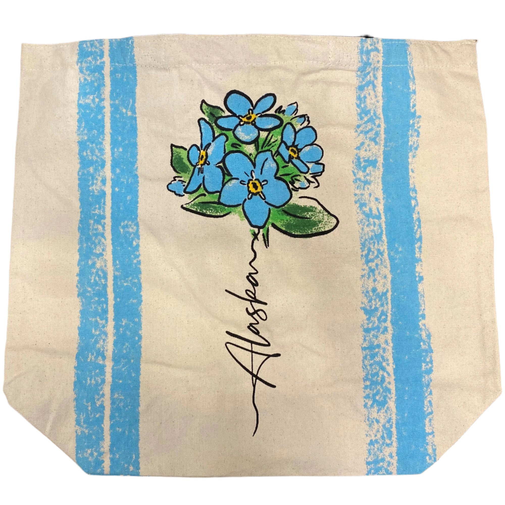 Alaska State Flower Shopper Tote