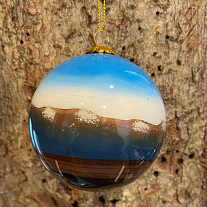 Fishing Pier Glass Ball Ornament