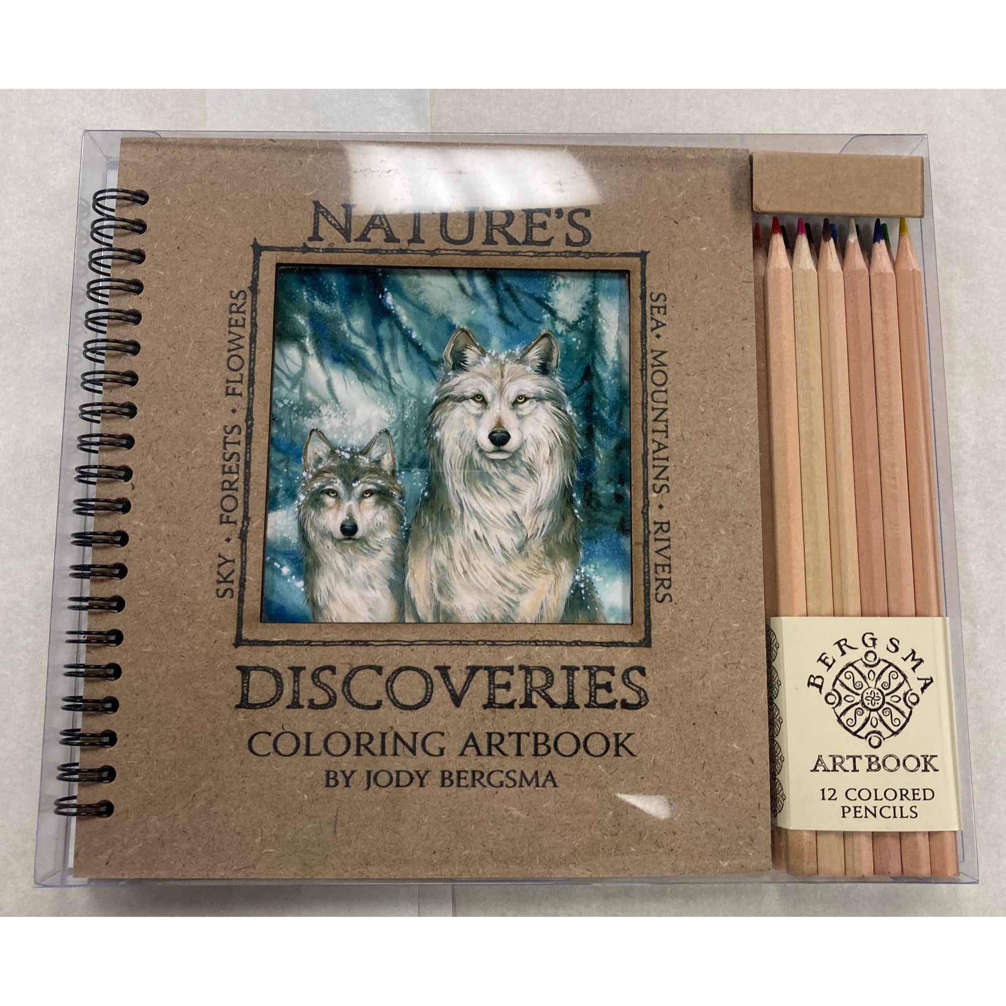 Soul Mates Wolf Coloring Art Book