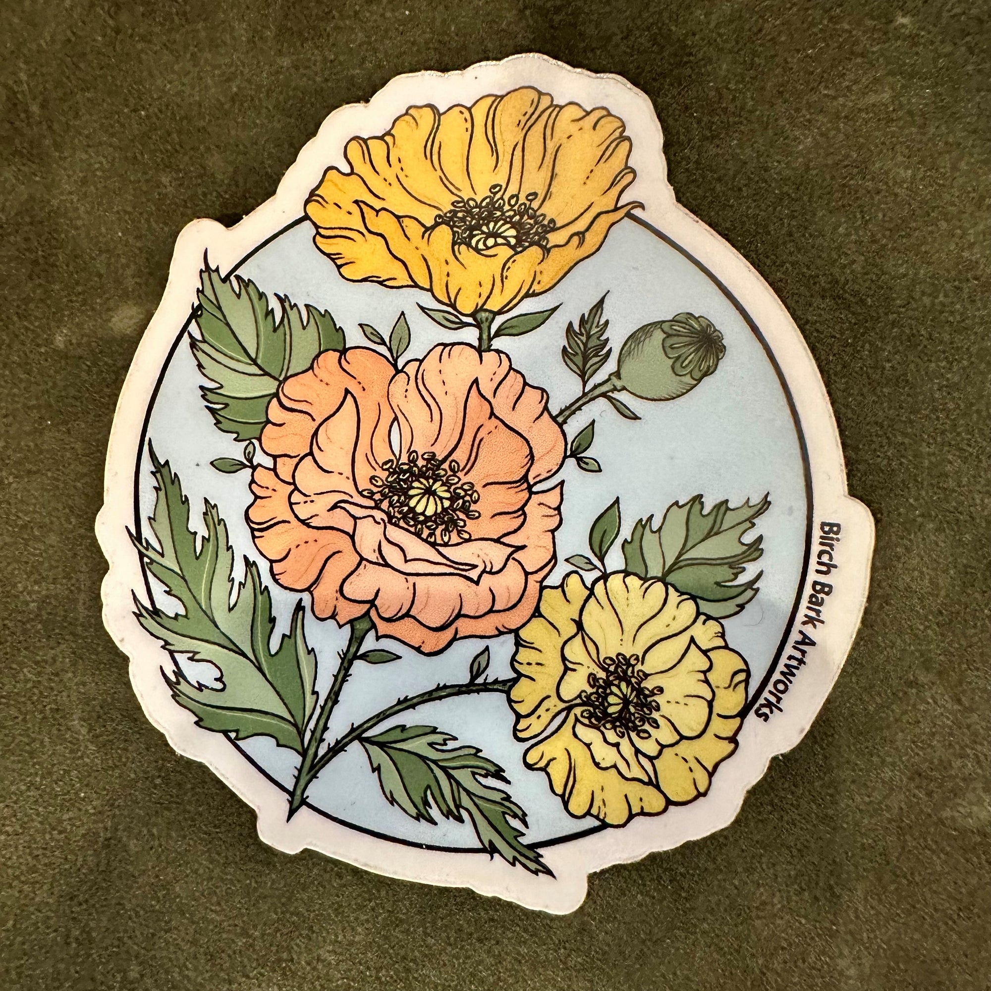 Poppies Sticker