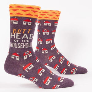 Butthead of the Household Mens Crew Socks