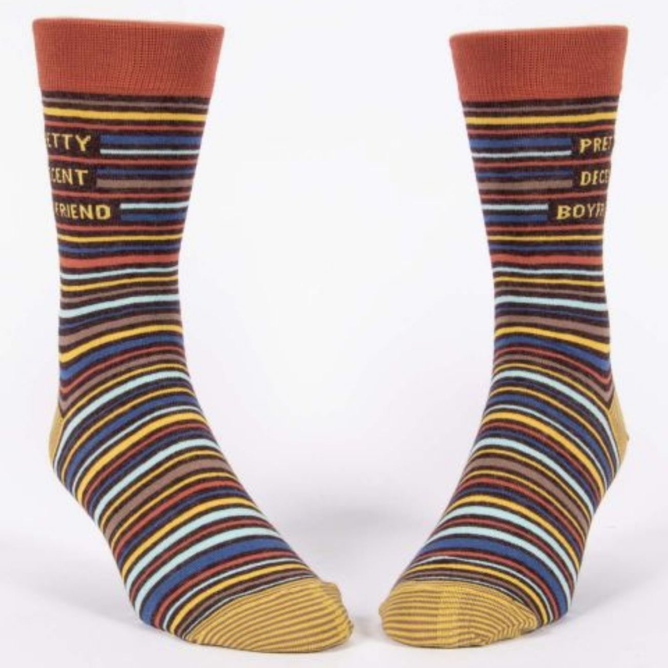 Pretty Decent Boyfriend Mens Crew Socks