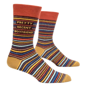 Pretty Decent Boyfriend Mens Crew Socks