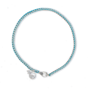 Beluga Whale Braided Bracelet
